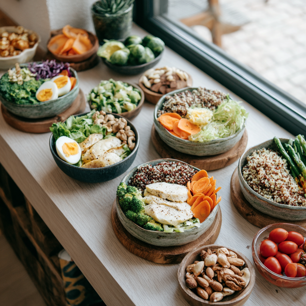 Čerstvá zelenina a zdravé ingredience